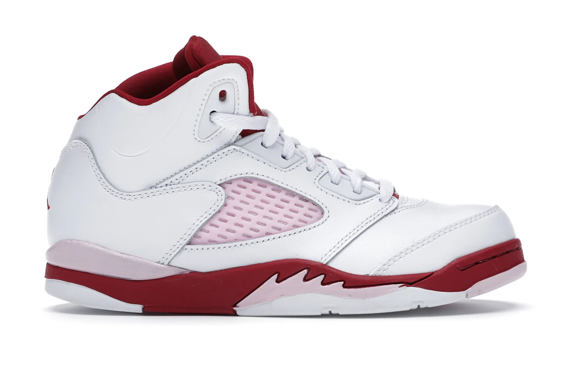 Jordan 5 Retro White Pink Red (PS) 0