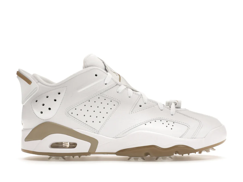 Jordan 6 Retro Low Golf White Khaki Men's - DV1376-100 - US