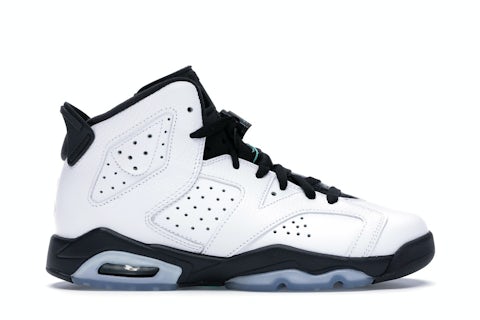 Jordan Retro Blanco Jade Negro (para escolares) 384665-122 US