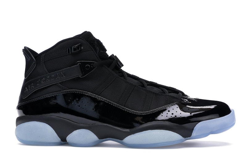 6 rings jordan black and white clearance