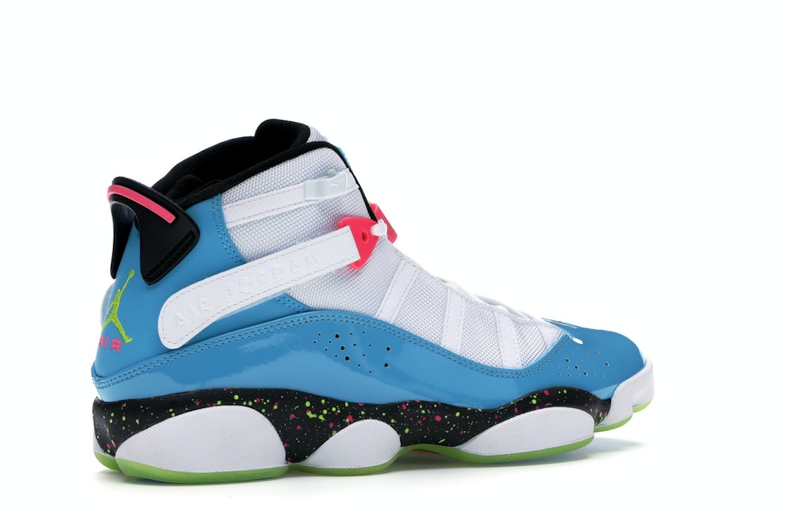 Jordan 6 Rings White Light Blue Fury Cyber Ck0018 100 Jordan 6 Rings White Light Blue Fury Cyber Ck0018 100