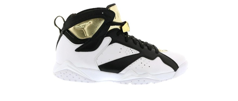 Jordan 7 black gold on sale
