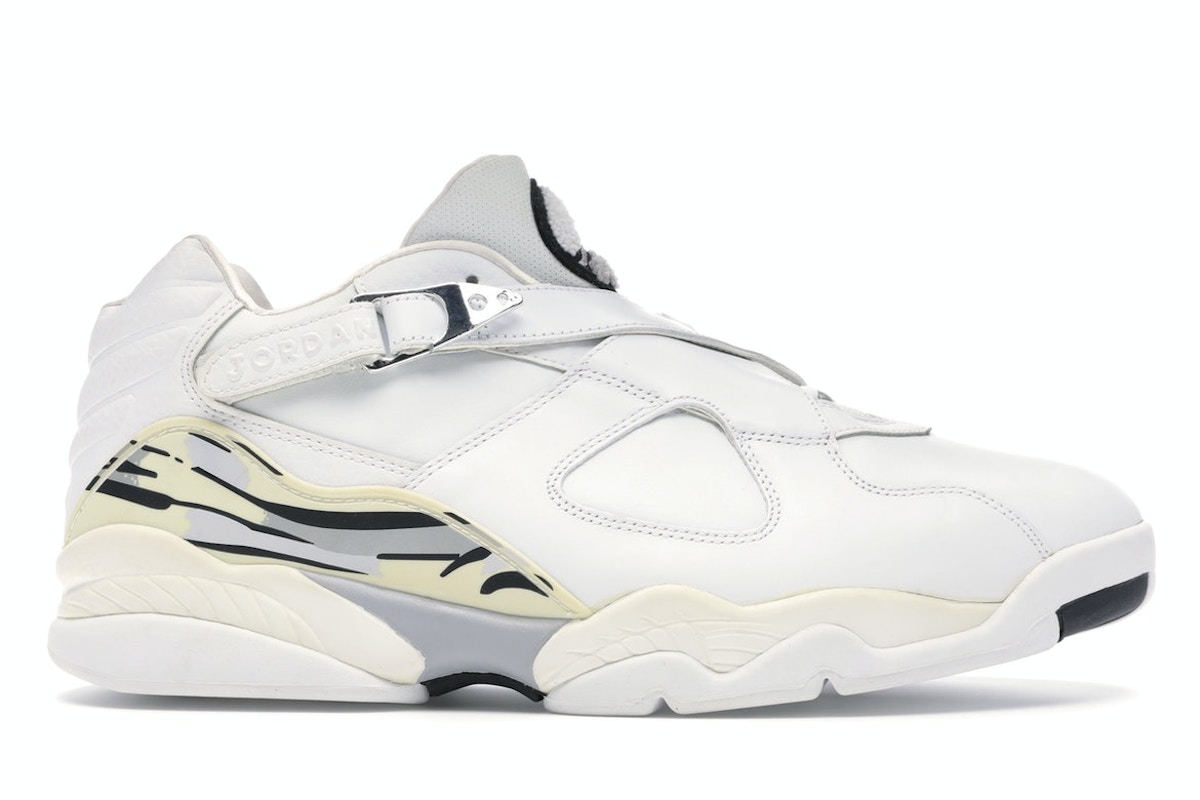 Jordan 8 Retro Low White Metallic Silver - 306157-101