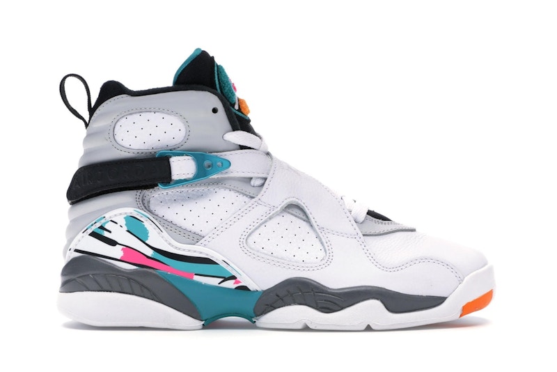 Jordan 8 Retro South Beach (GS) Kids' - 305368-113 - US