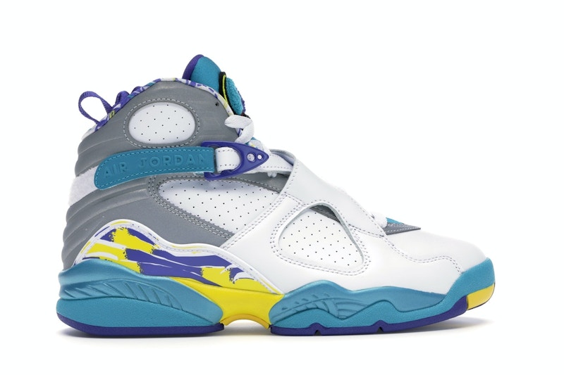 Retro 8 aqua white clearance