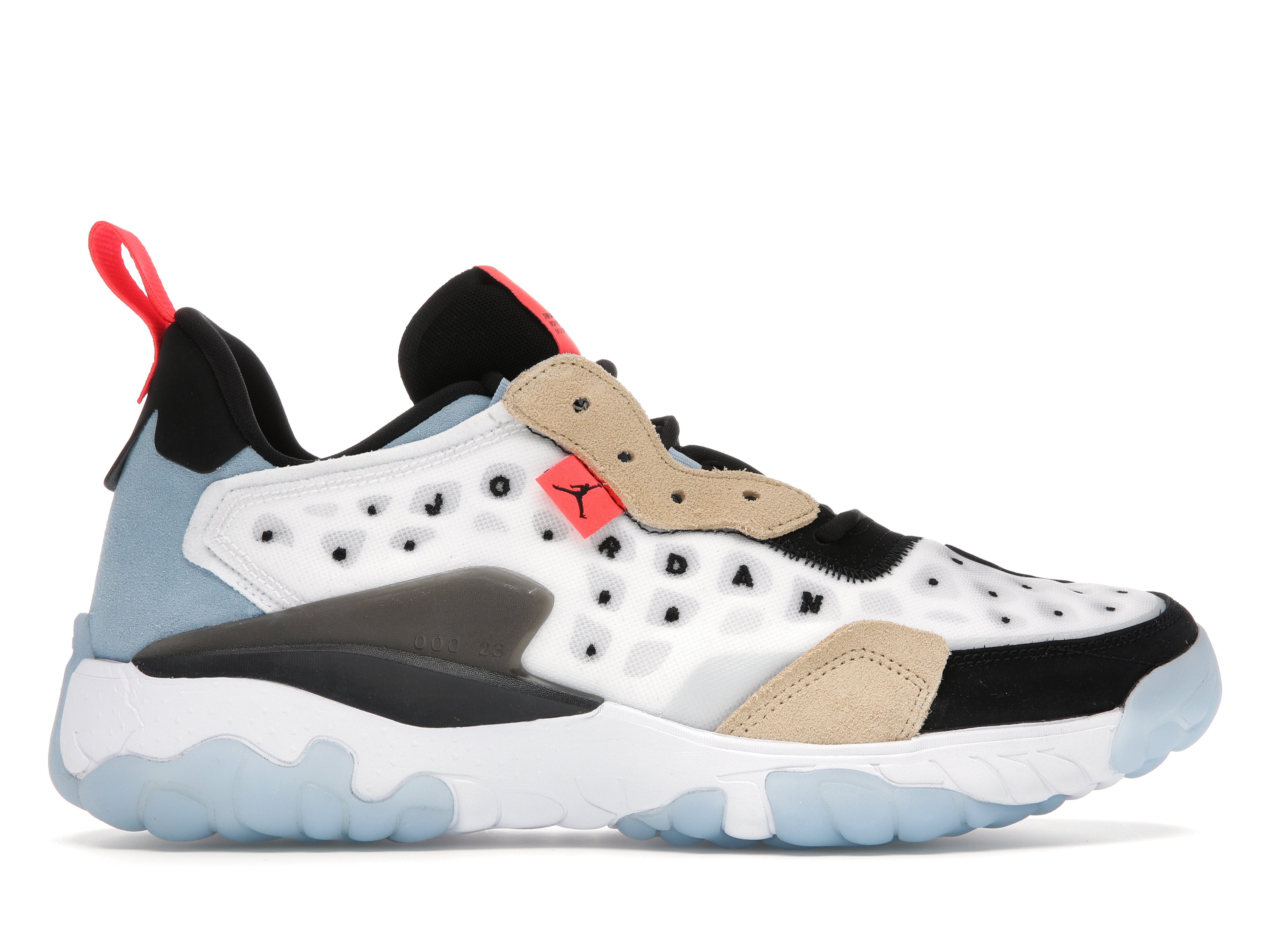 Jordan Delta 2 White Black Tan Infrared