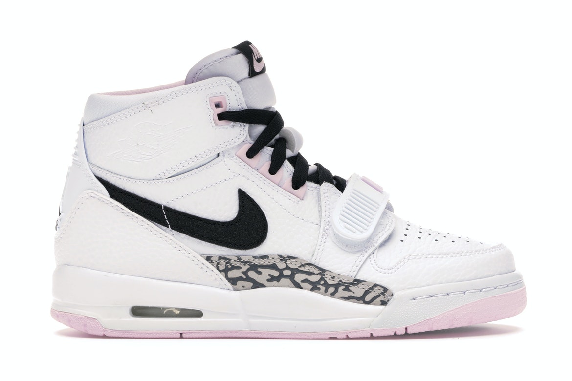 Jordan Legacy 312 White Black Pink Foam (GS) Kids' - AT4040-106 - US