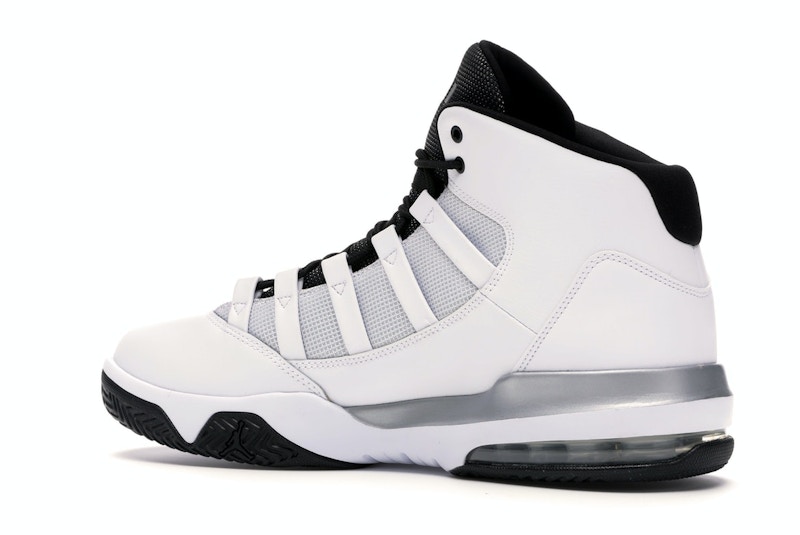 Jordan Max Aura White Metallic Silver Black - AQ9084-102