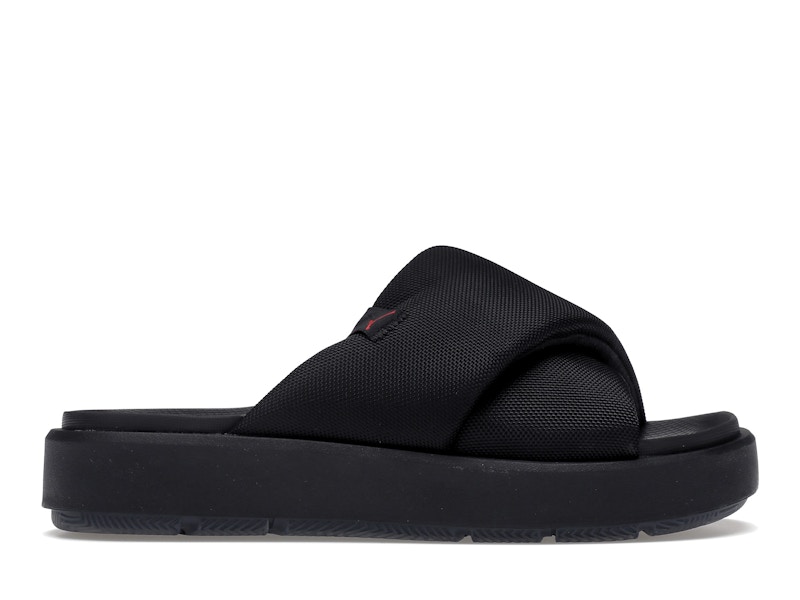 Red and sale black jordan slides