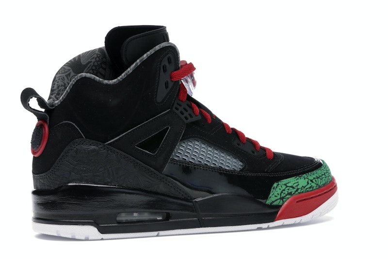 Jordan spizike black red green Clearance
