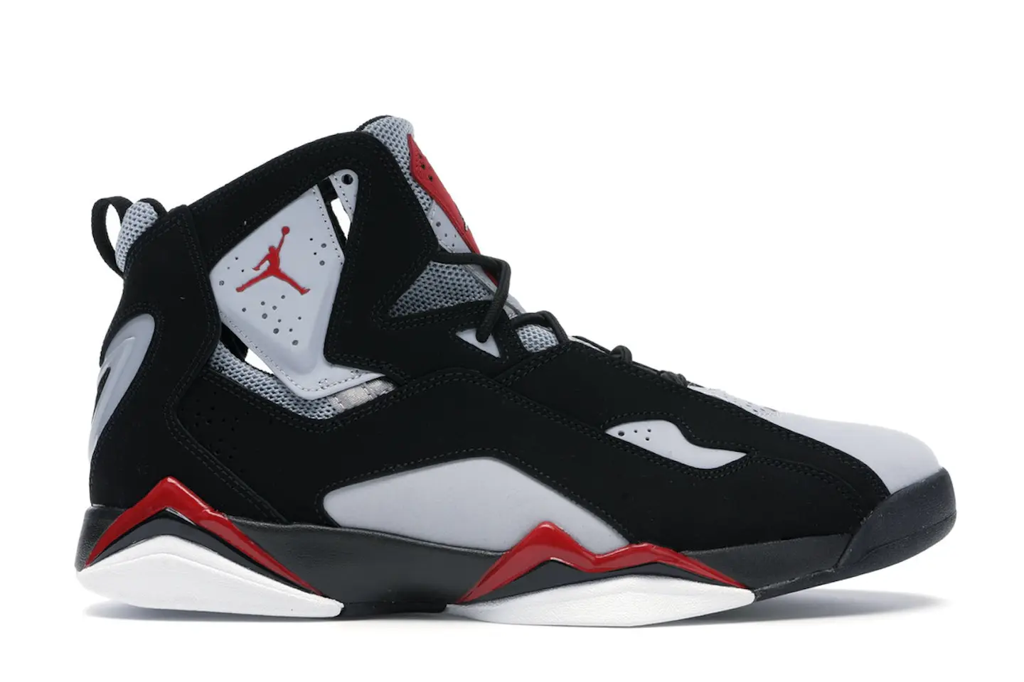 Jordan True Flight Black Varsity Red Wolf Grey Men's - 342964-060 - US