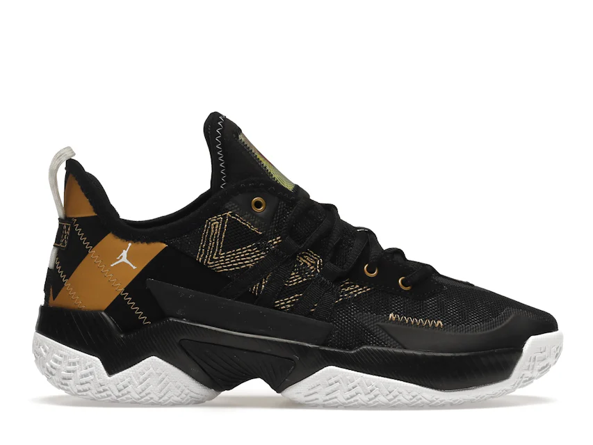 Jordan Westbrook One Take II Black Metallic Gold (GS) Para niños - CZ0840-007 - ES