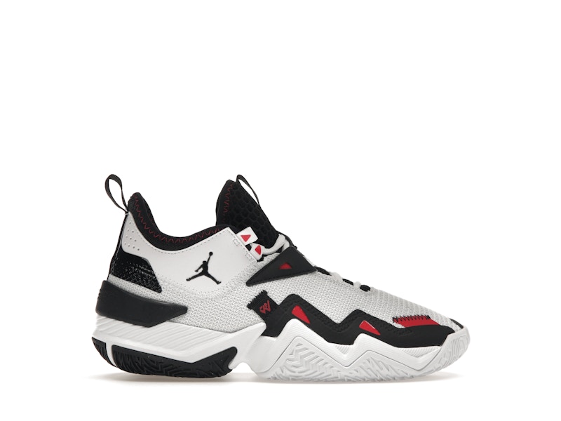 Jordan Westbrook One Take White Black University Red GS Men s