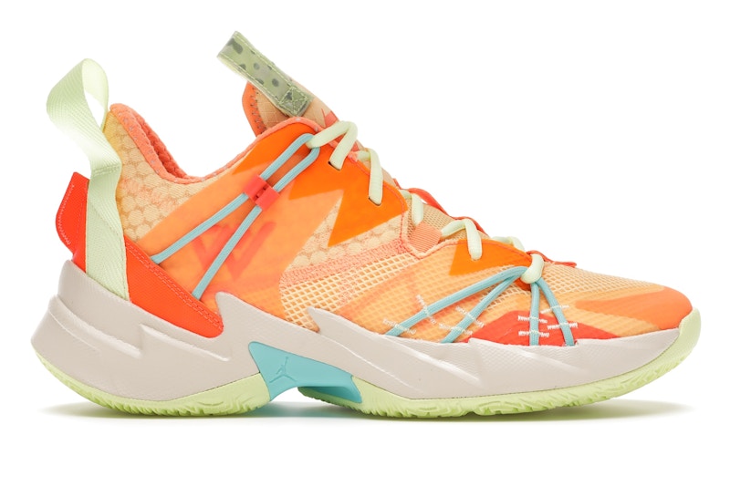 Russell westbrook cheap orange shoes