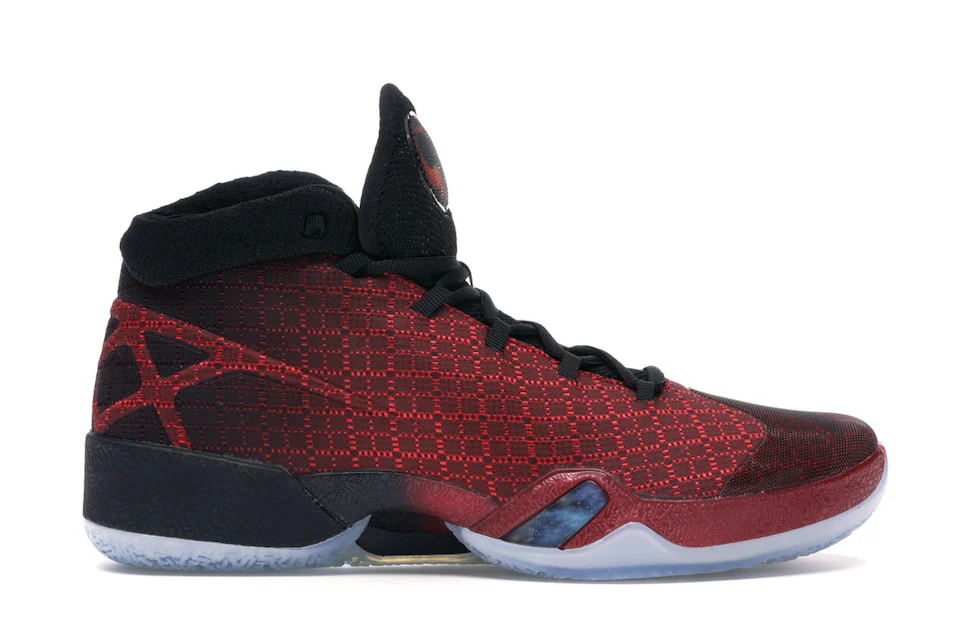Jordan fadeaway black and red Clearance