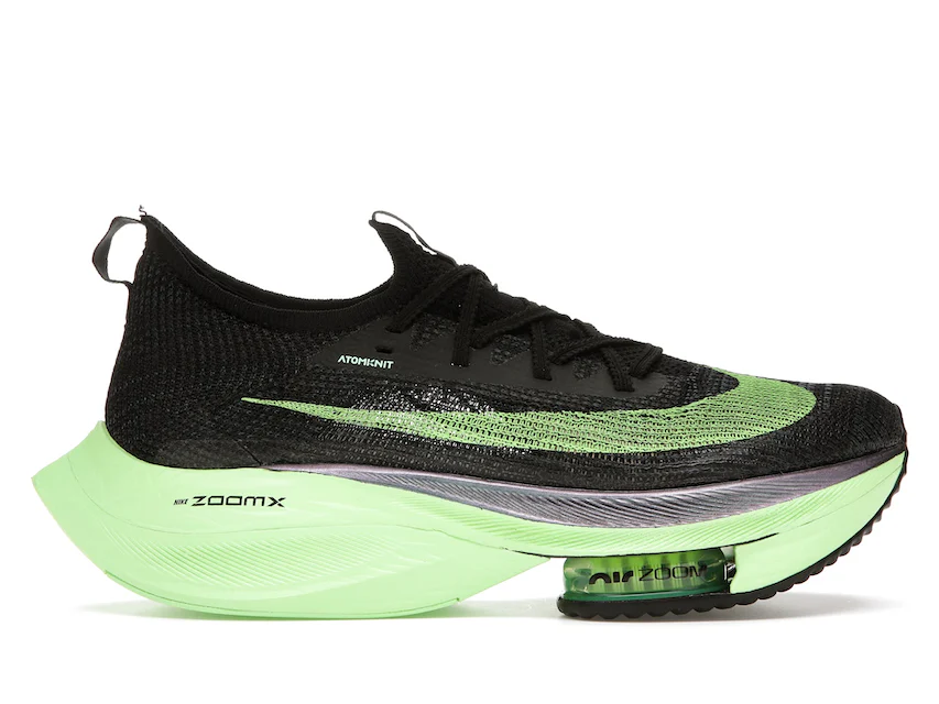 Nike Air Zoom Alphafly Next% Black Electric Green (Women's) 0