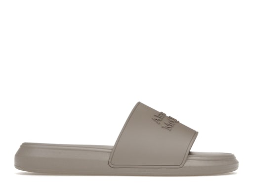 Alexander McQueen Logo Slides Stone 0