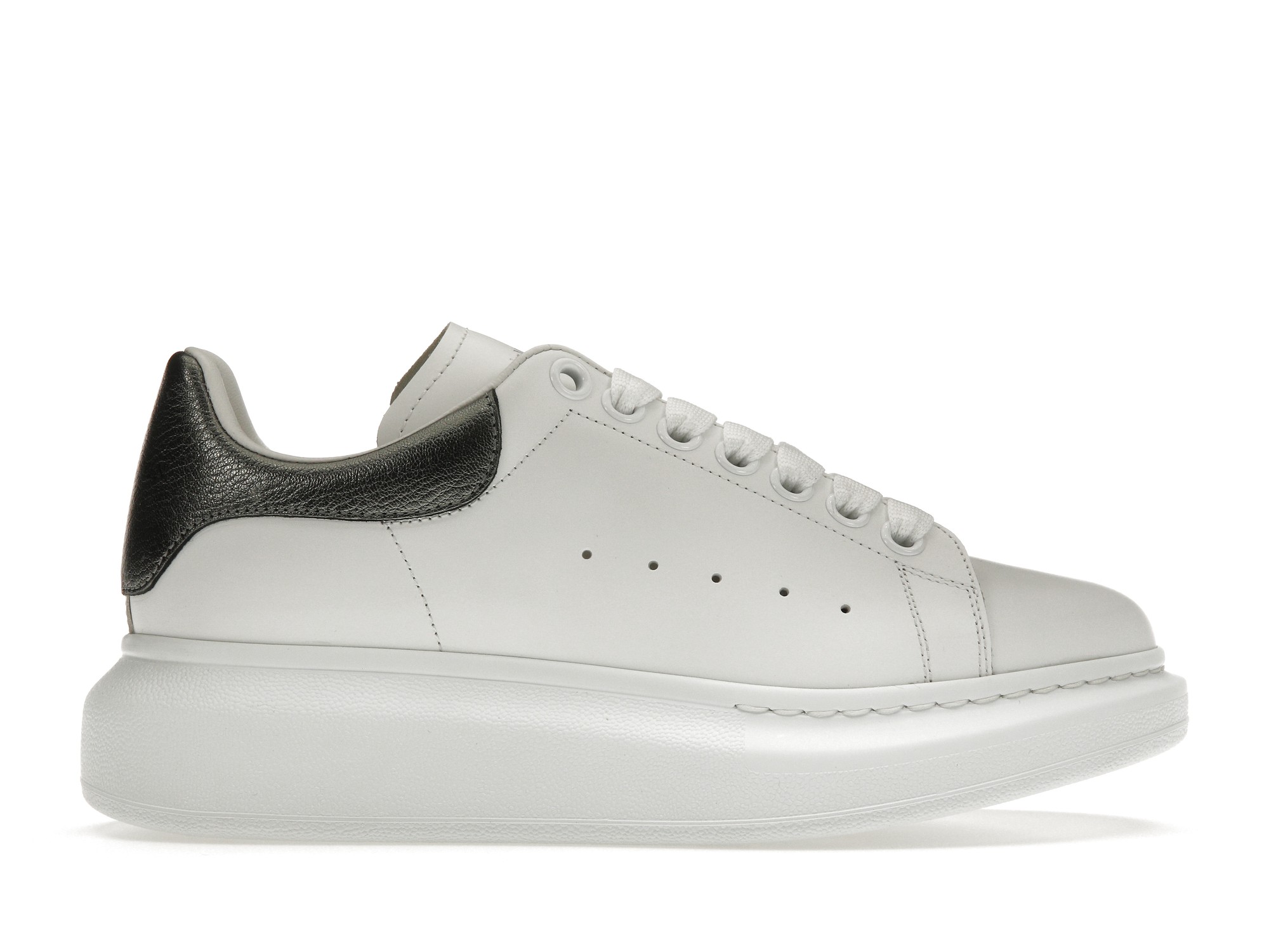 Alexander McQueen Oversized White Metallic