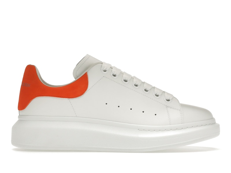 Alexander mcqueen discount white and orange