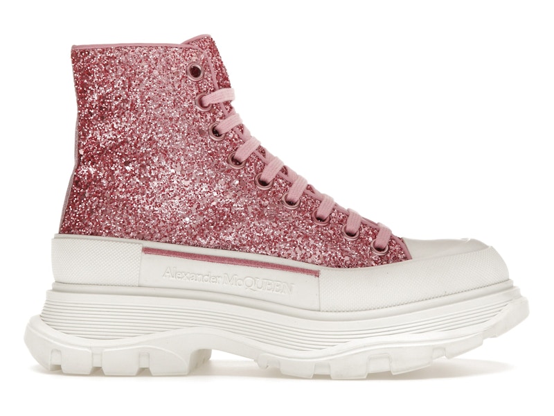 Alexander McQueen Tread Slick High Pink Glitter 666806W4JF45459 GB