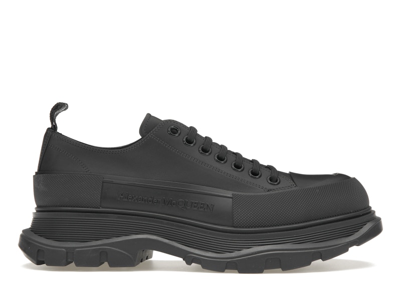 Alexander McQueen Tread Slick Low Lace Up Leather Grey Men's 705662WHZ621185 US