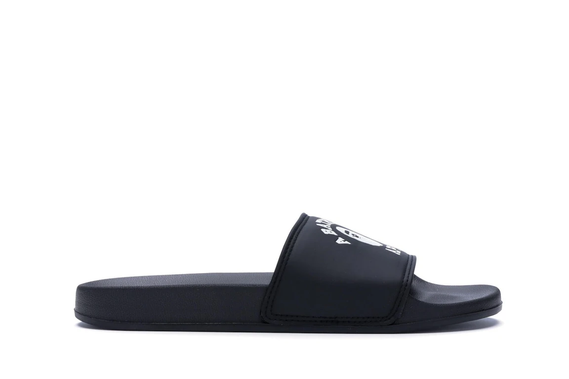 BAPE College Slide Sandals Black 0