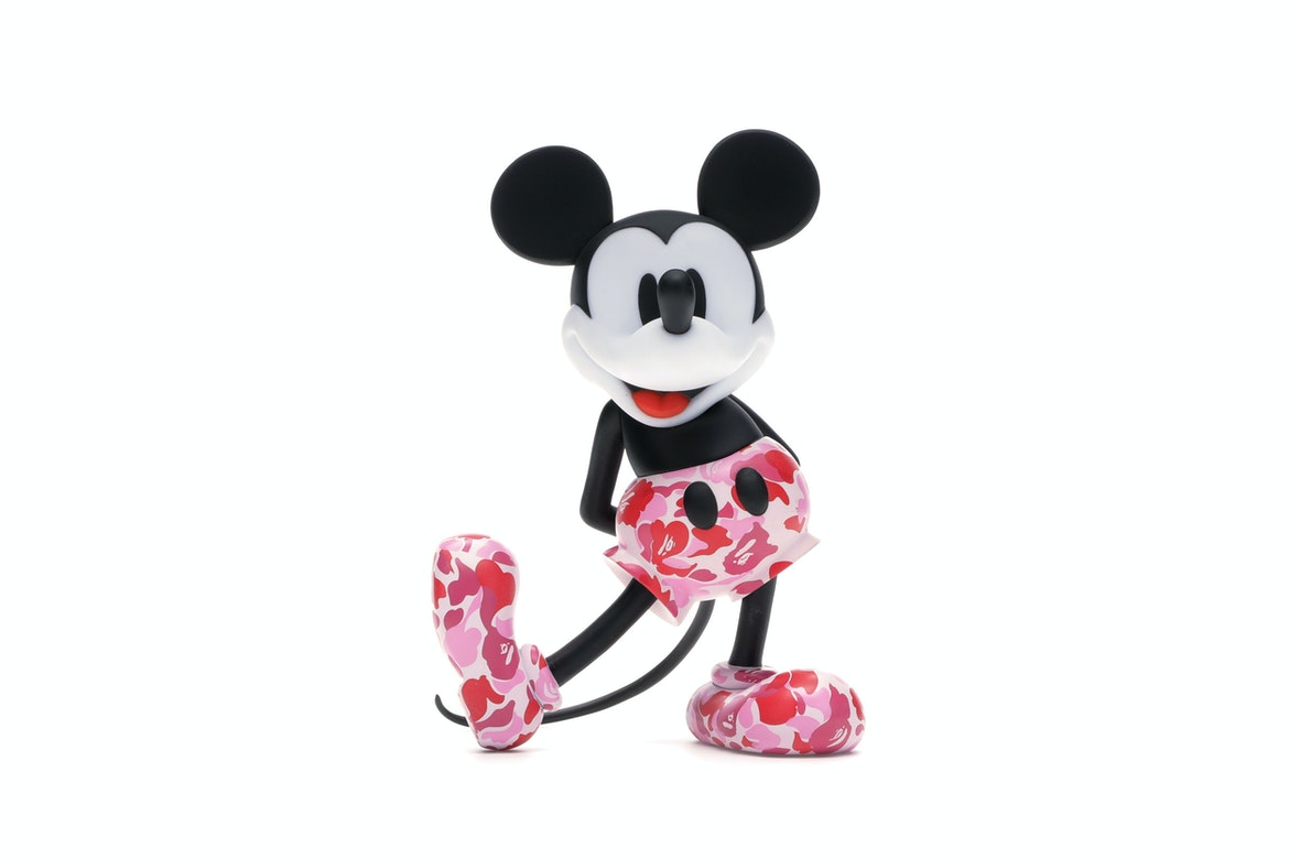 BAPE x Mickey Mouse 90th Anniverary Figure Red Camo - US
