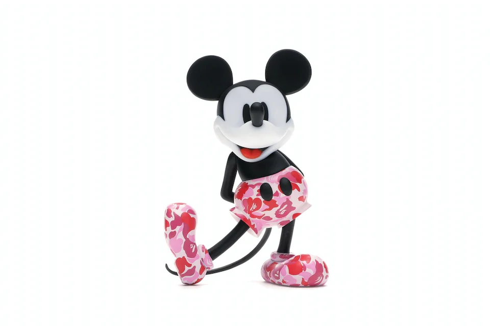 BAPE x Mickey Mouse 90th Anniverary Figure Red Camo 0