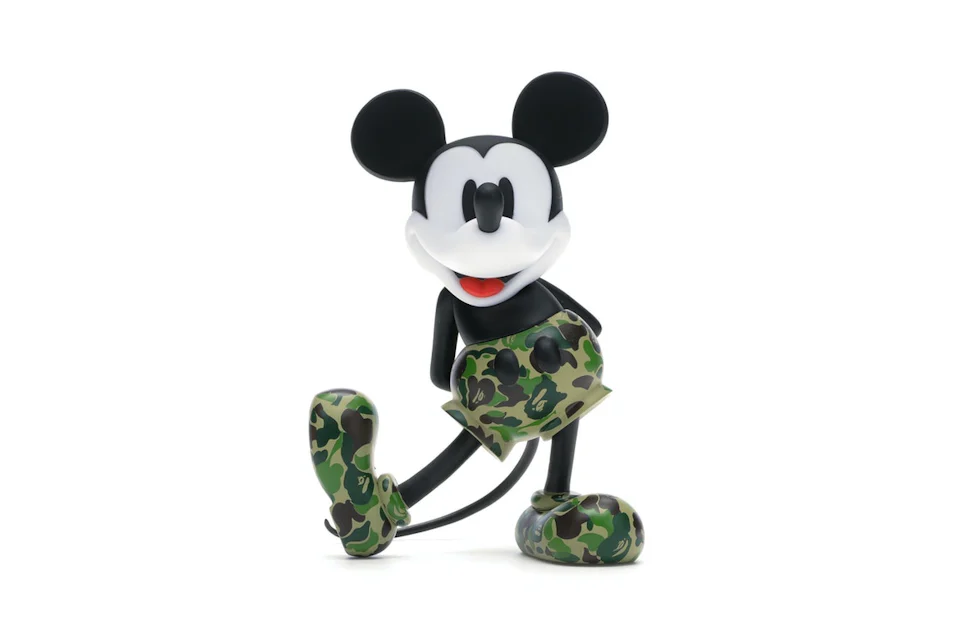 BAPE x Mickey Mouse 90th Anniversary Figure Multi Camo 0