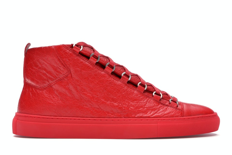 give Summen Ligegyldighed Balenciaga Area High Red Men's - 412381WAY406212 - US