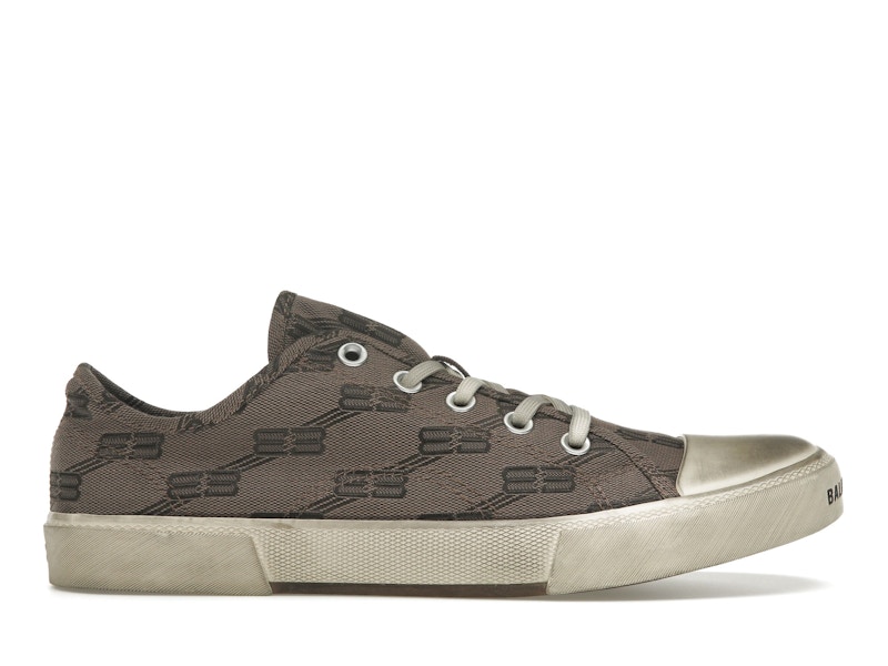 BALENCIAGA|SNEAKERS (688754 W3RQ2 2298) Balenciaga Paris Low 'BB Monogram Dark Mink Grey Men's