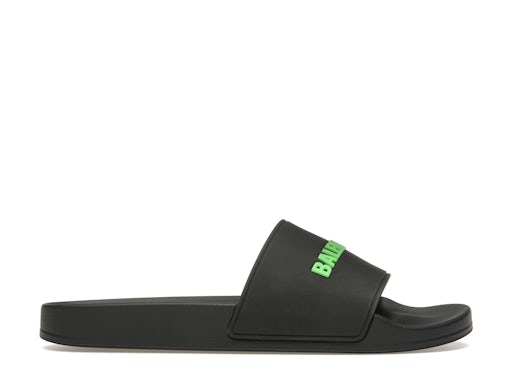 Balenciaga Tobogán de Piscina Negro Fluo Verde (de mujer) 0