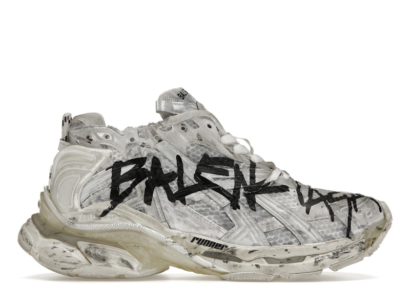 Balenciaga Runner Graffiti White Men's - 677403W3RBQ9010 - US