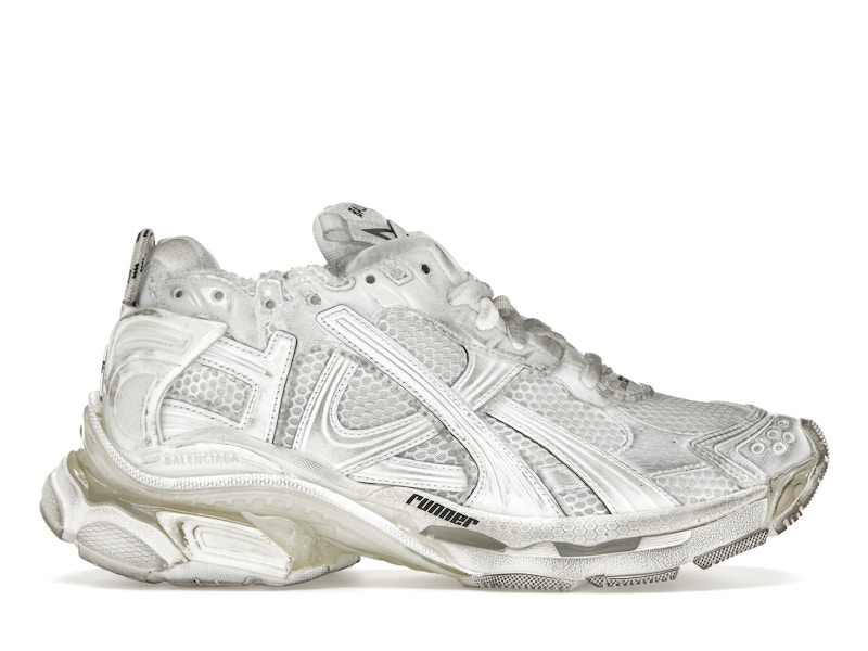 BALENCIAGA ♪ RUNNER スニーカー 772774W3RMU1474 Men's Runner Sneaker in Grey/blue/orange/aqua | Balenciaga US