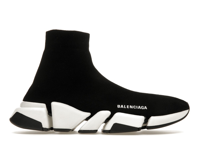 Balenciaga Speed 2.0 Black White Men s 617239W17021015