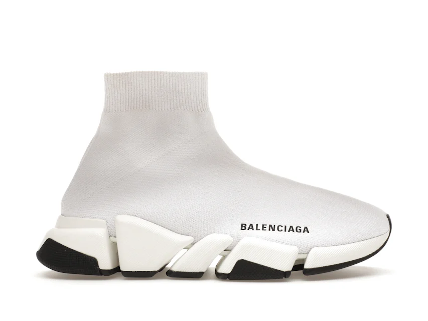 Balenciaga Speed 2.0 White Black (Women's) - 617196W2DB29014 - US