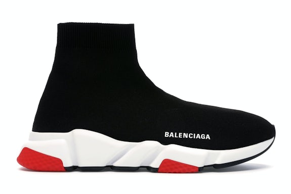 Balenciaga Speedtrainer Schwarz Rot 0