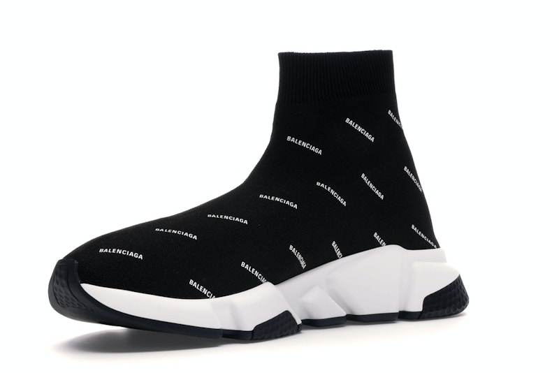Balenciaga speed trainer logo print Outlet