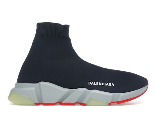 Balenciaga Speed Trainer Blu navy Rosso 0