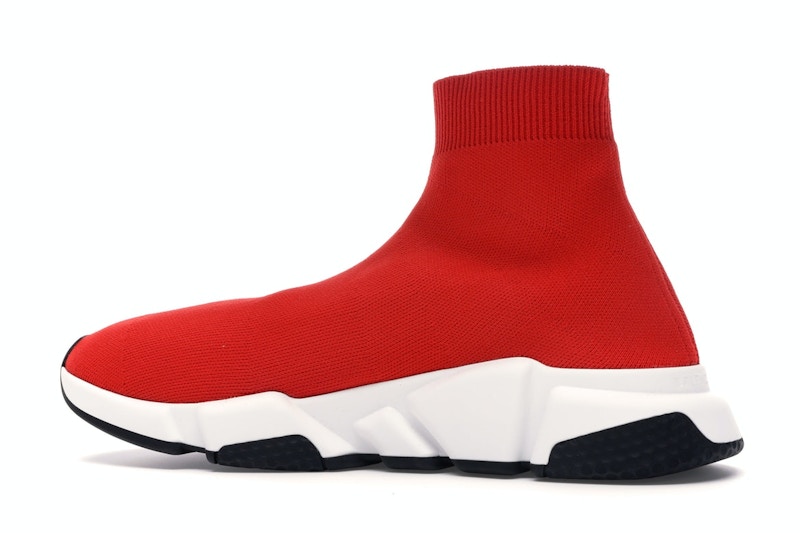 Balenciaga speed trainer red white