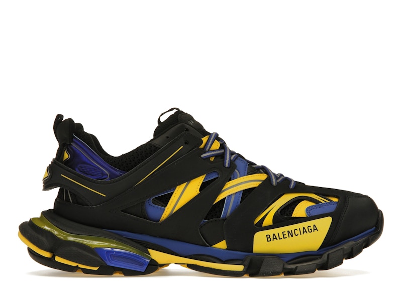 Balenciaga sneakers store blue yellow