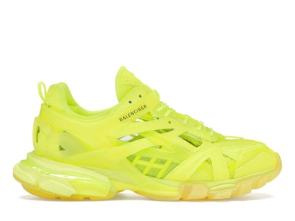 Balenciaga Track Suola Trasparente Giallo Fluo Uomo 668823
