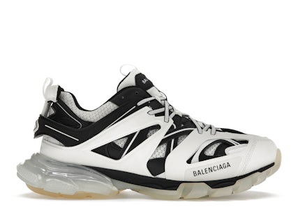 Balenciaga Track Suola Trasparente Bianco Nero Uomo