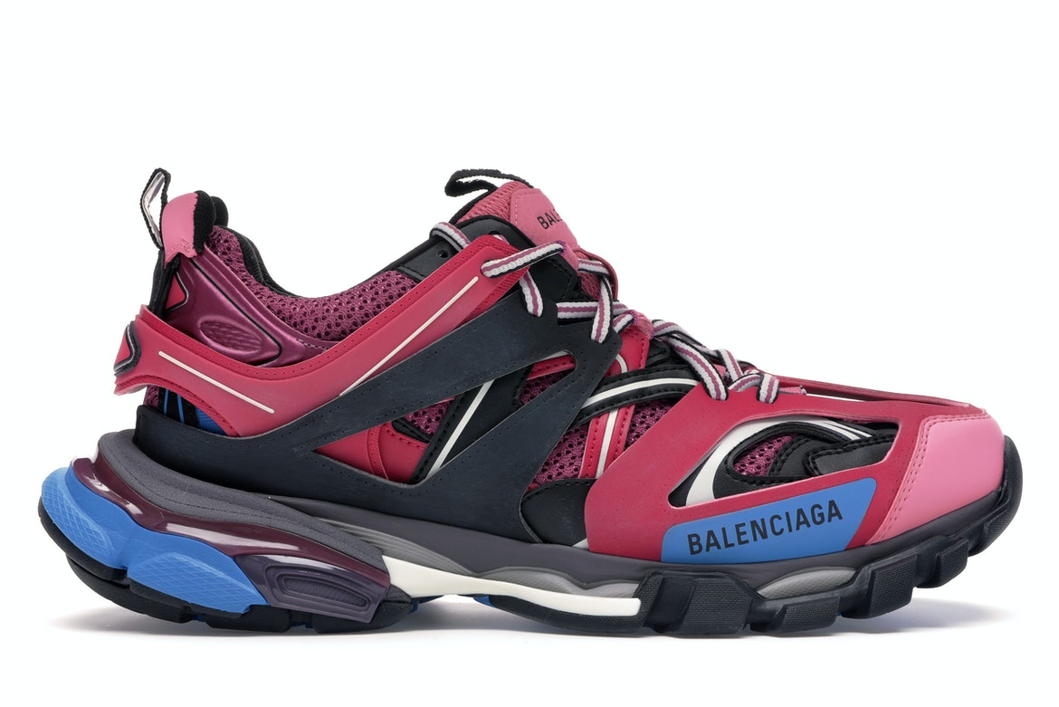 Balenciaga Cargo Microfiber & Mesh Grey / White / Pink Low Top Sneakers -  Sneak in Peace