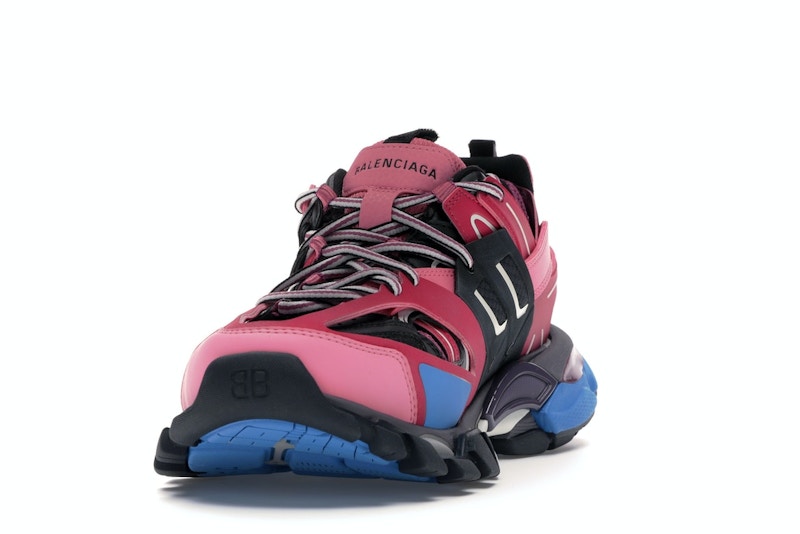 balenciaga pink and blue sneakers