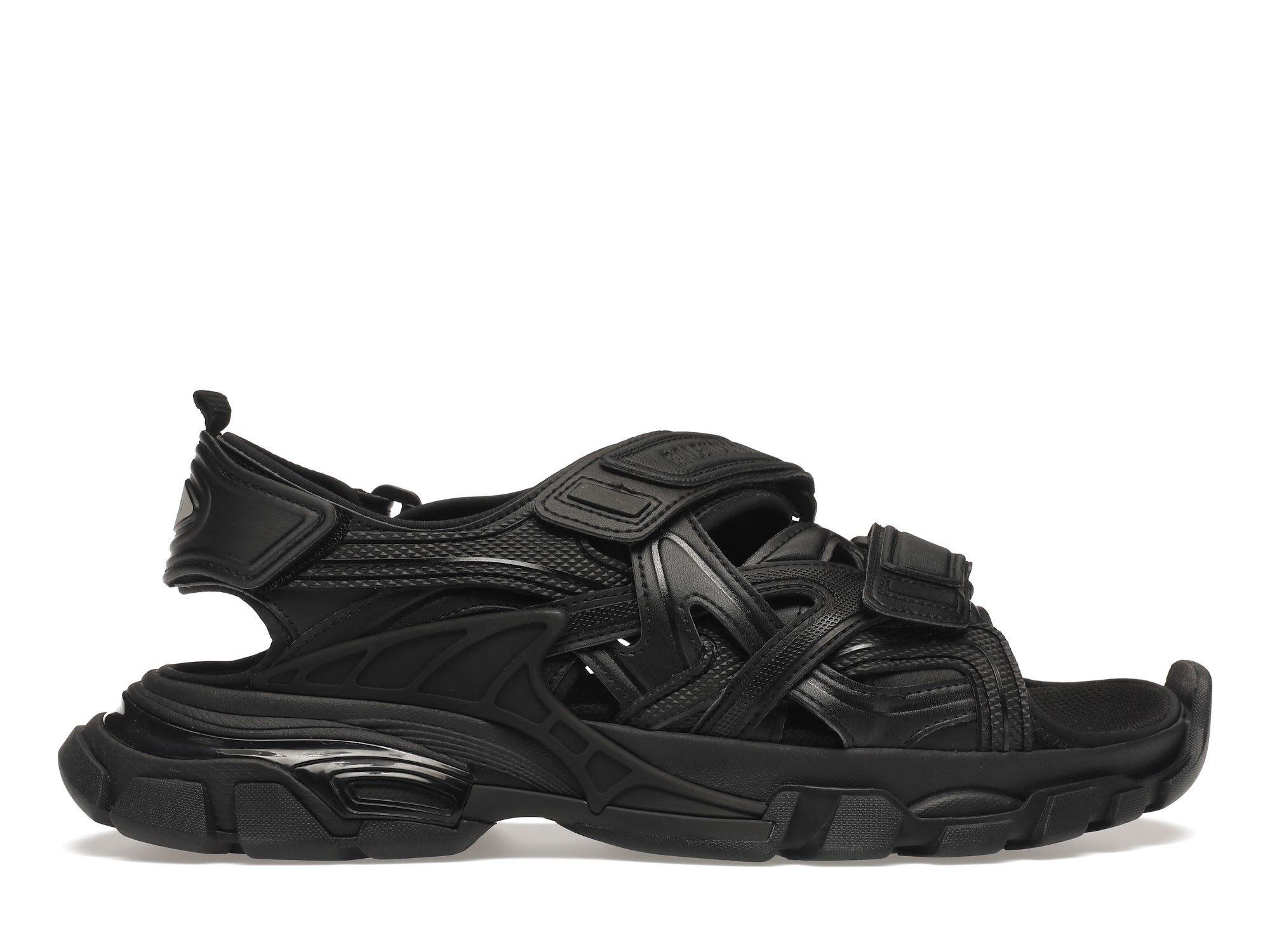 Balenciaga Track Sandals  Black for Men