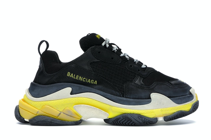 Triple s 2025 balenciaga yellow