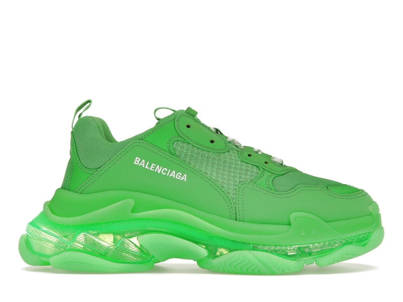 Balenciaga Triple S Clear Sole Bright Green Men s 541624W2GA13510 US