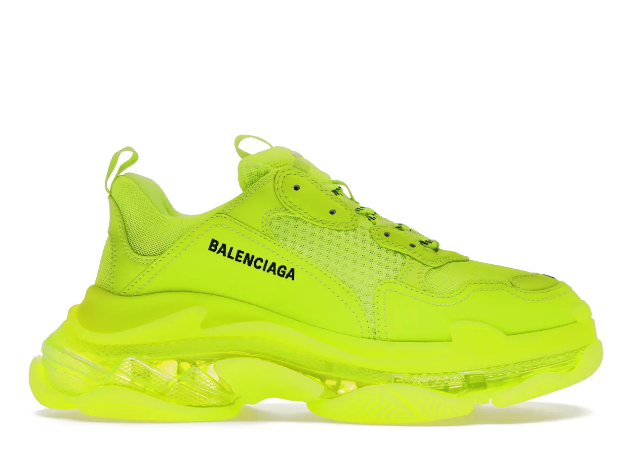 Balenciaga jaune fluo triple s Clearance