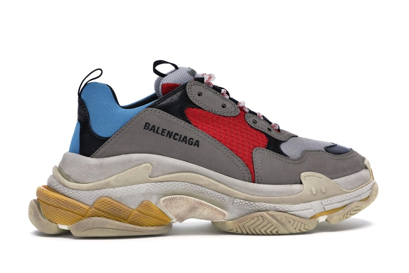 Balenciaga red blue yellow clearance